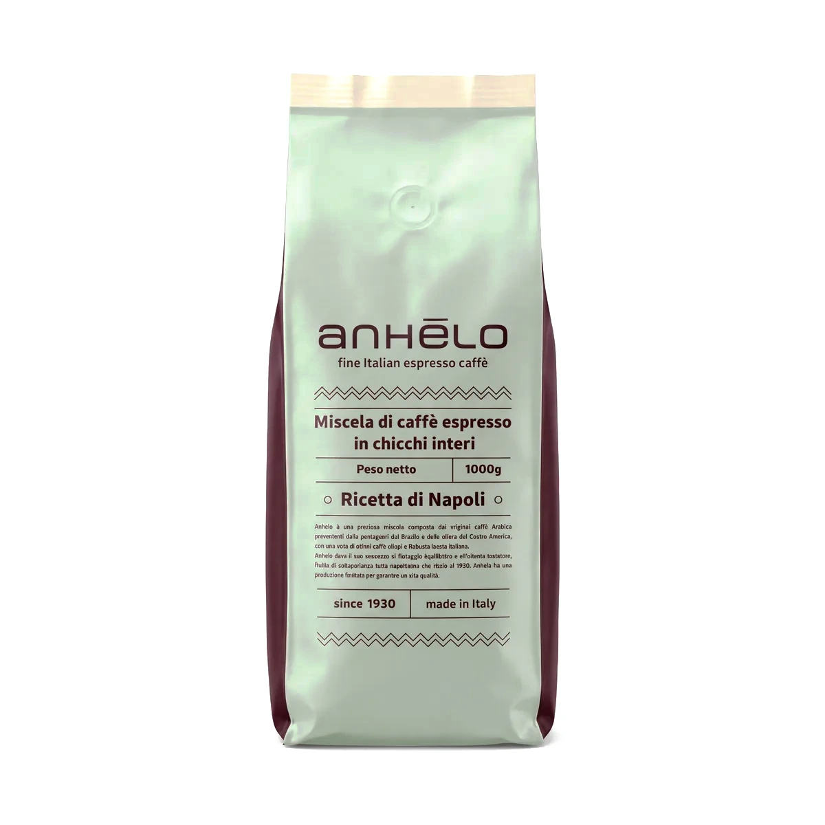Anhelo whole beans 1000g pack